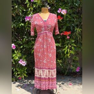 Knox Rose Pink Floral Maxi Dress